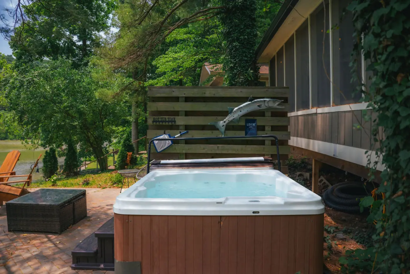 Photo 8 of The Cozy Cabin — Lakefront with a Hot Tub