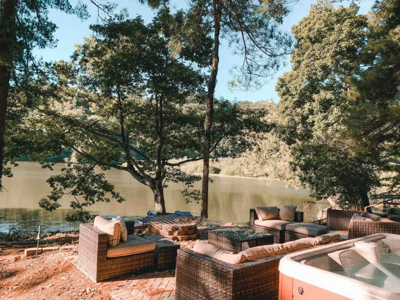 Photo 12 of The Cozy Cabin — Lakefront with a Hot Tub