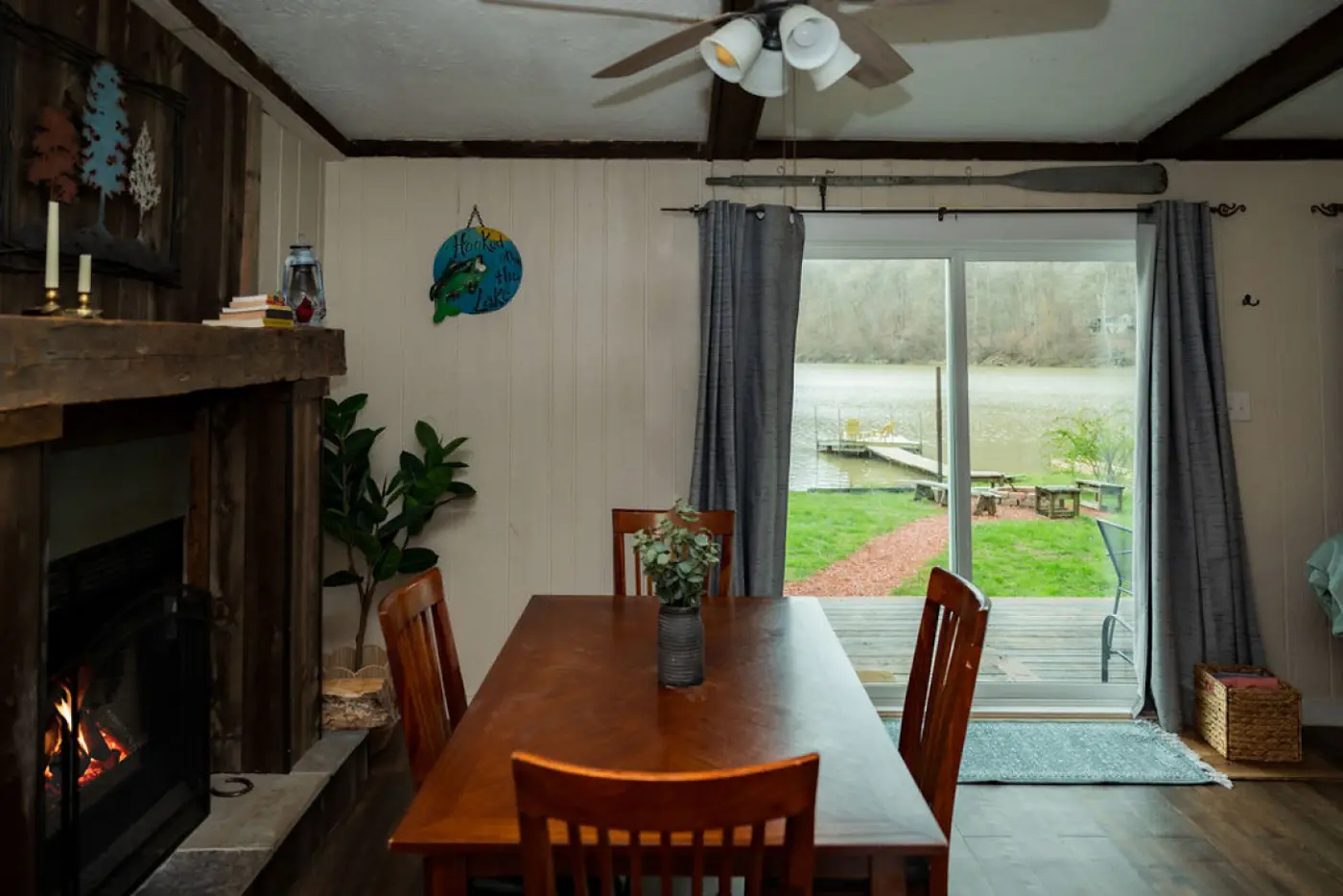 Photo 6 of The Peaceful Cabin — Lakefront Fire Pit & Dock