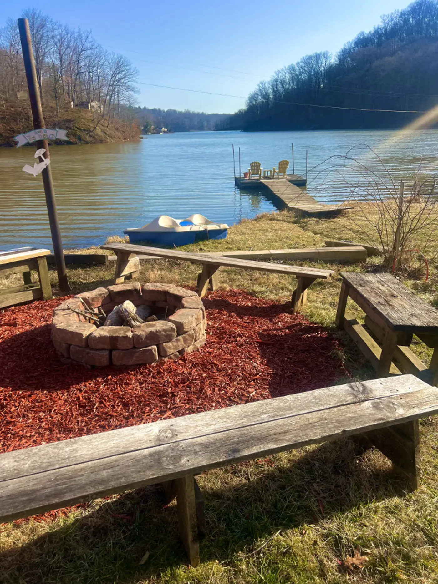 Photo 28 of The Peaceful Cabin — Lakefront Fire Pit & Dock