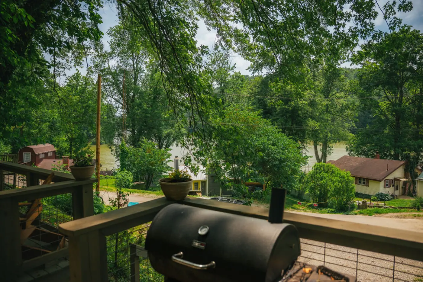 Photo 12 of The Hilltop Cabin — Lakefront with Hot Tub & Fire Pit