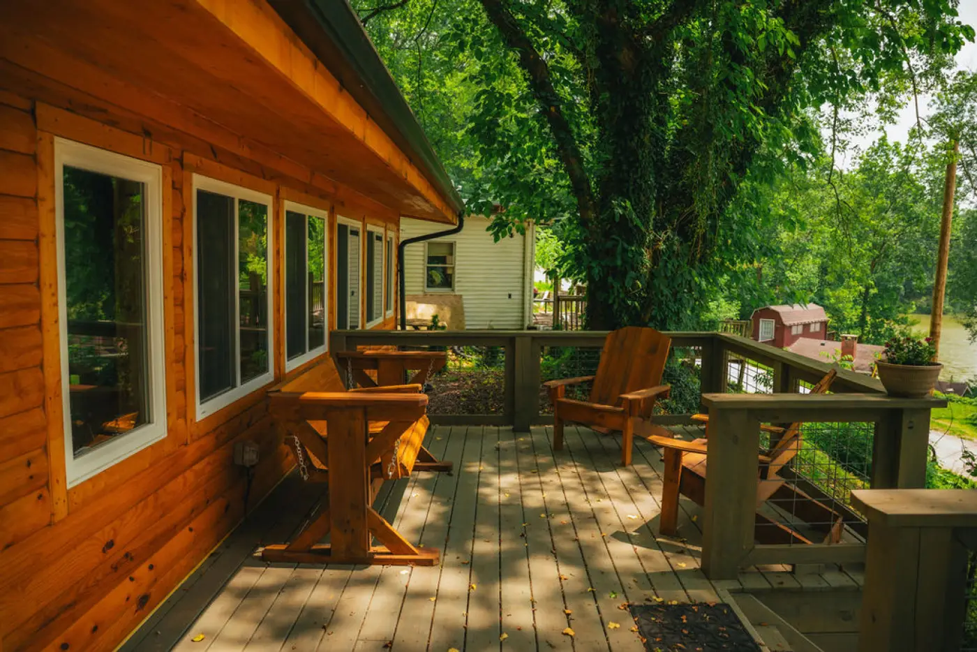 Photo 24 of The Hilltop Cabin — Lakefront with Hot Tub & Fire Pit