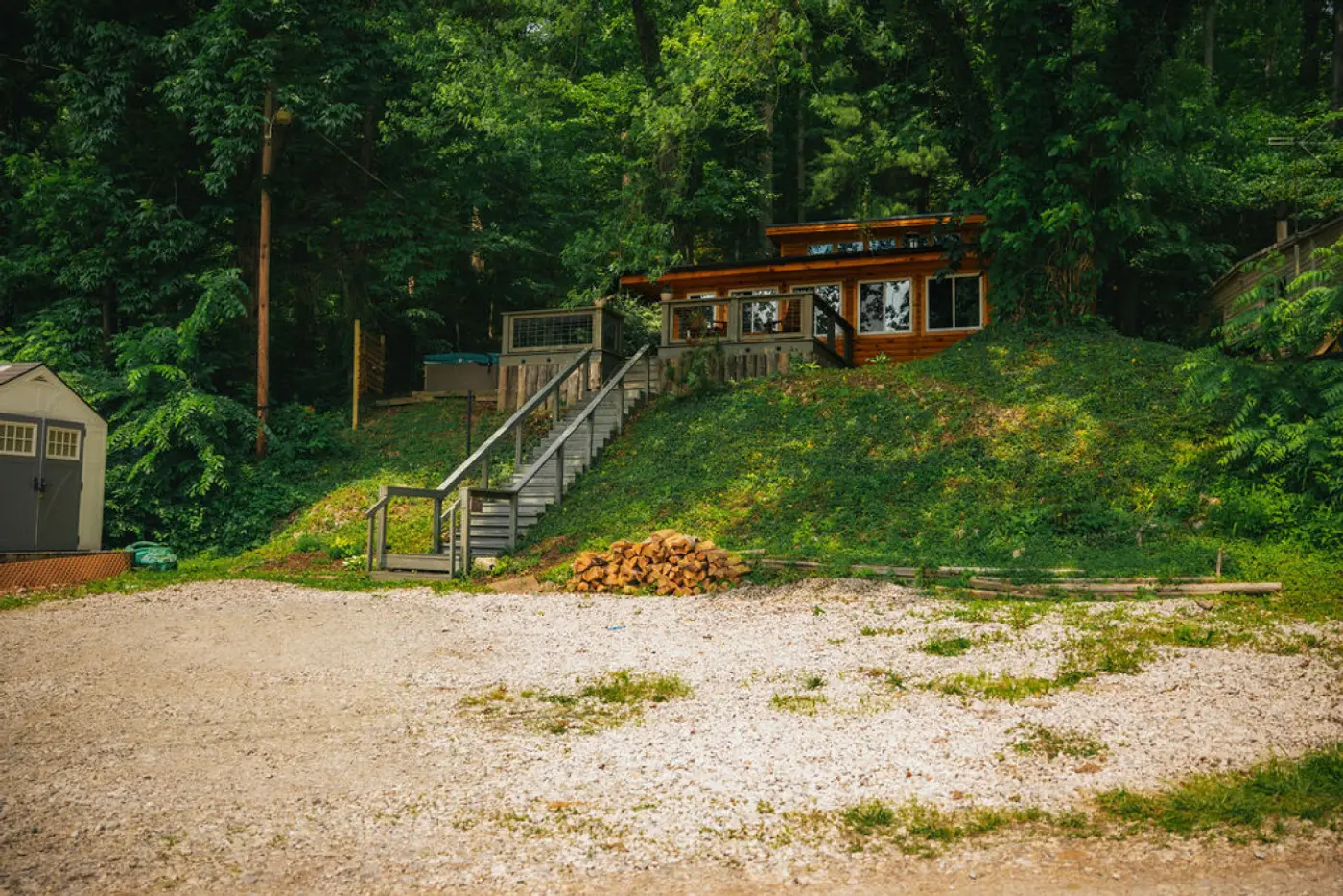 Photo 27 of The Hilltop Cabin — Lakefront with Hot Tub & Fire Pit