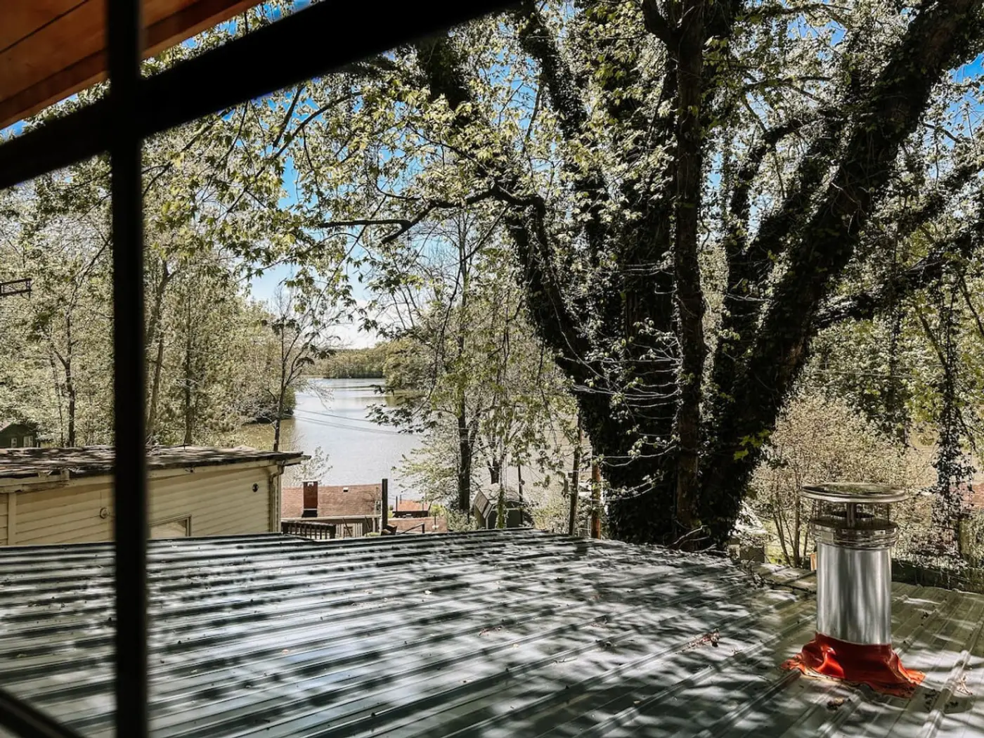 Photo 33 of The Hilltop Cabin — Lakefront with Hot Tub & Fire Pit