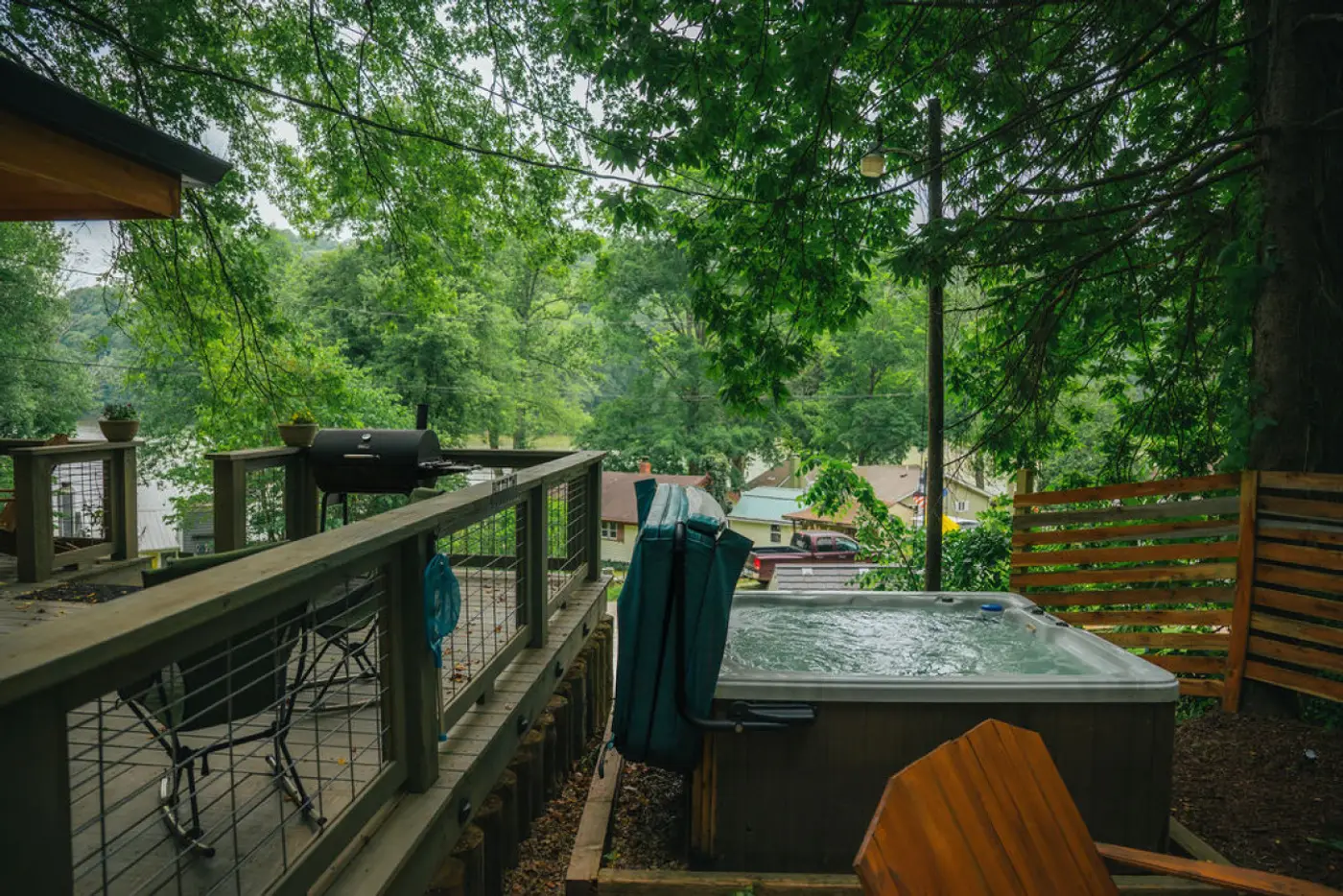 Photo 34 of The Hilltop Cabin — Lakefront with Hot Tub & Fire Pit
