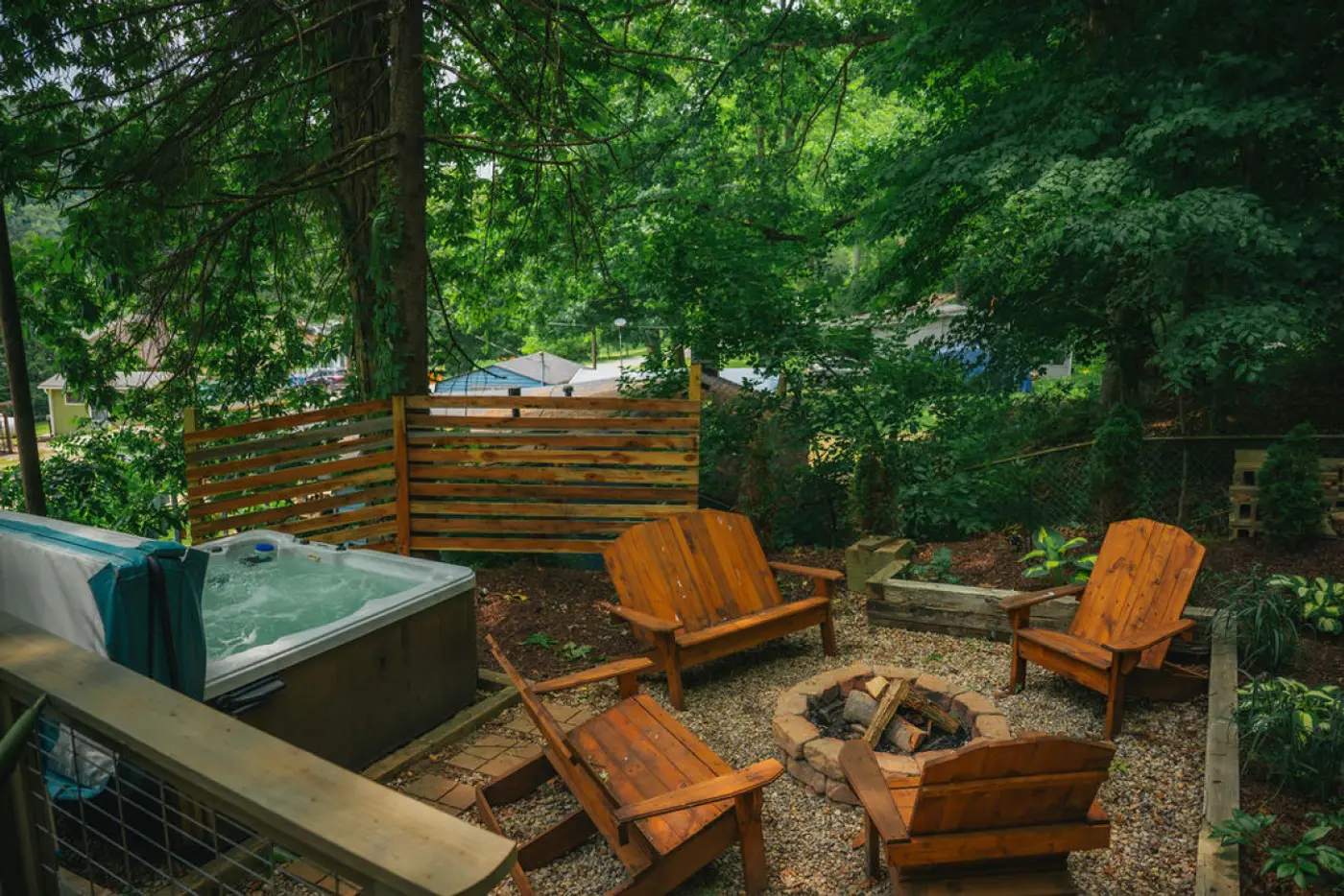 Photo 35 of The Hilltop Cabin — Lakefront with Hot Tub & Fire Pit