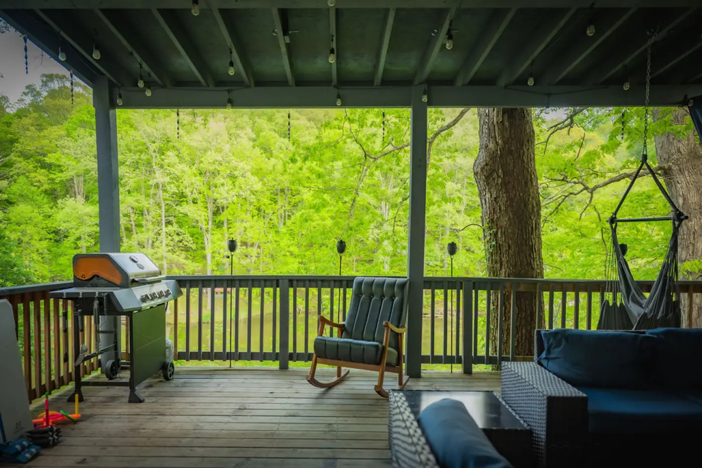 Photo 6 of Nestled in Nirvana — Lakefront Cabin with Hot Tub
