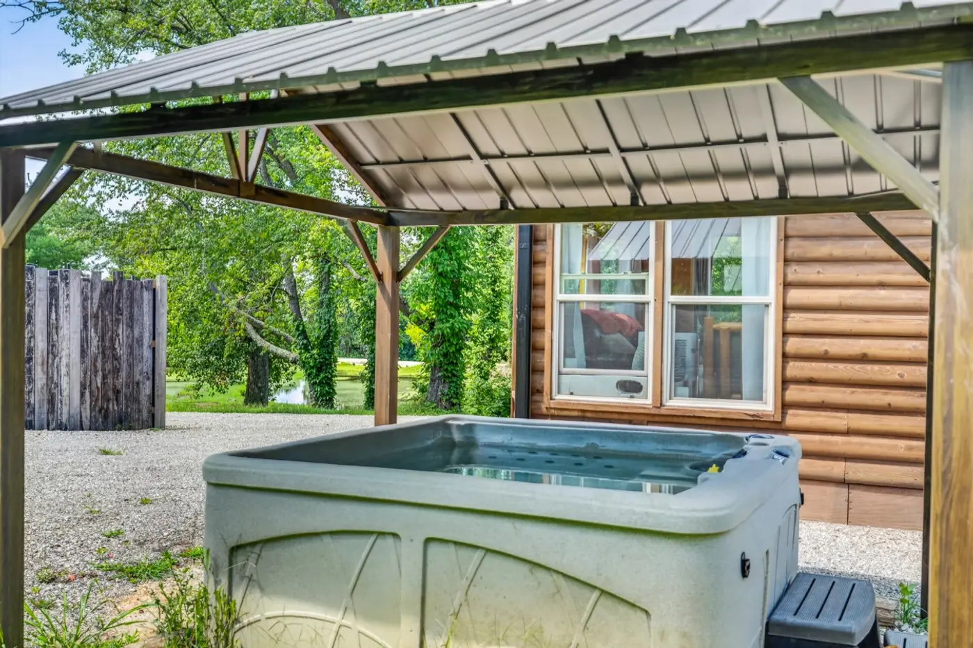 Photo 19 of Little Lantern Cabin — Hot Tub on the Farm