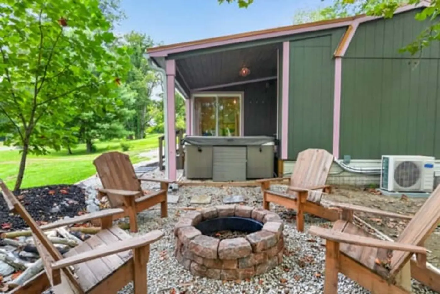 Photo 4 of Pink Saddle — Tiny Cabin with Hot Tub & Lake Views