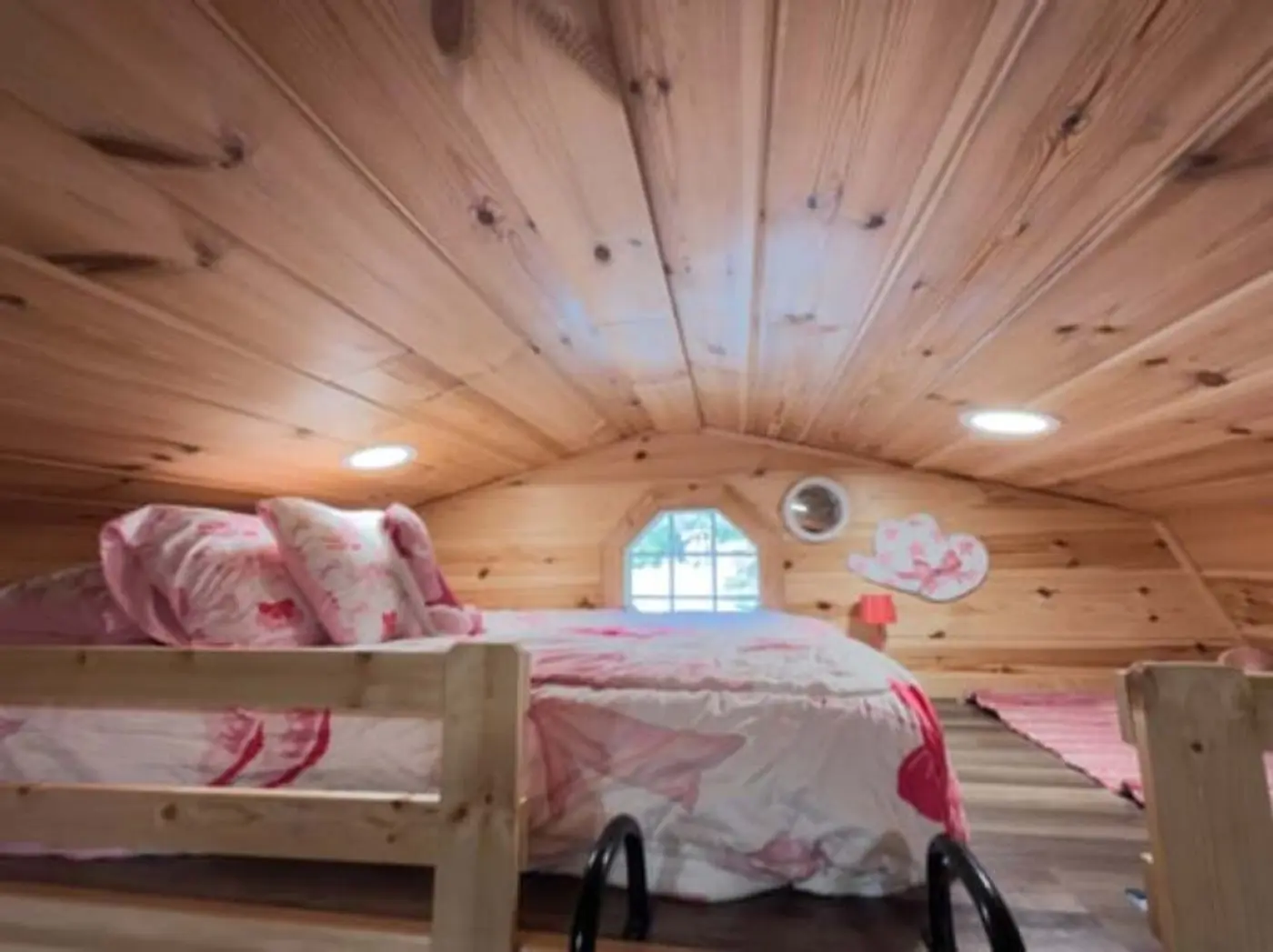 Photo 11 of Pink Saddle — Tiny Cabin with Hot Tub & Lake Views