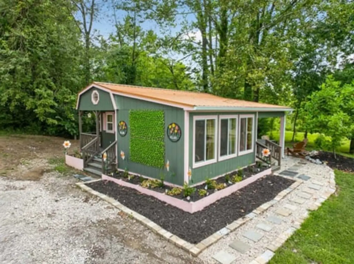 Photo 15 of Pink Saddle — Tiny Cabin with Hot Tub & Lake Views