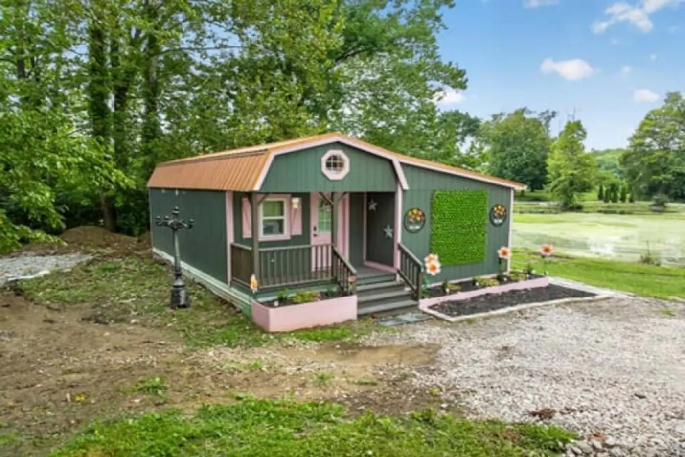 Photo 17 of Pink Saddle — Tiny Cabin with Hot Tub & Lake Views