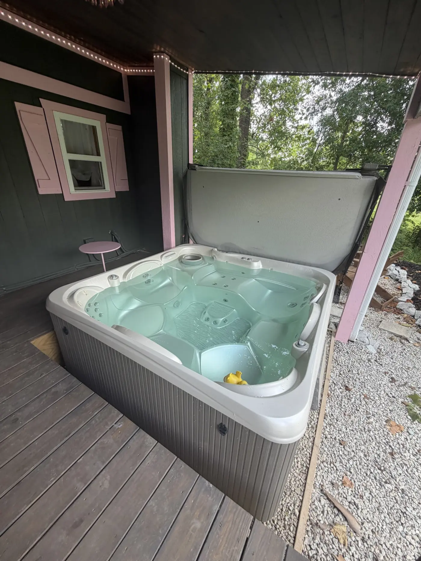 Photo 20 of Pink Saddle — Tiny Cabin with Hot Tub & Lake Views